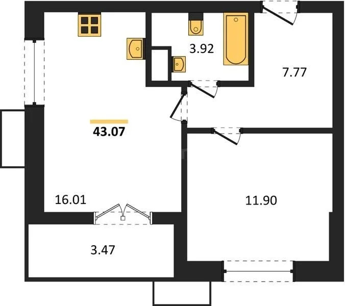 Продажа квартиры в новостройке, Севастополь, ул. Мате Залки - Фото 1