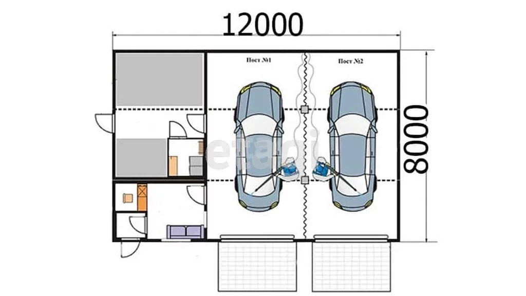 Проект автомойки на 2 поста чертежи Проект автомойки на 2 поста чертежи