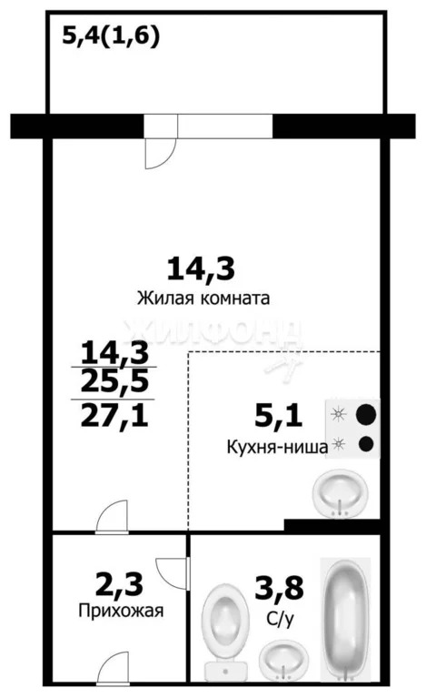 Продажа квартиры, Новосибирск, Ивана Севастьянова - Фото 6