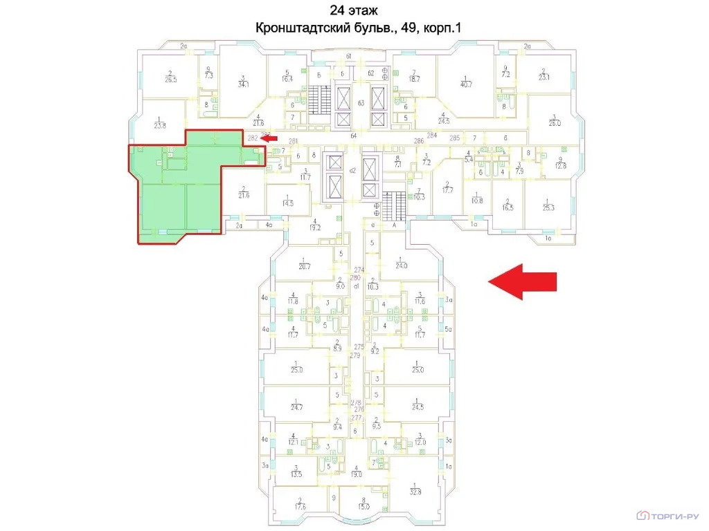 Продажа квартиры, Кронштадтский б-р. - Фото 7