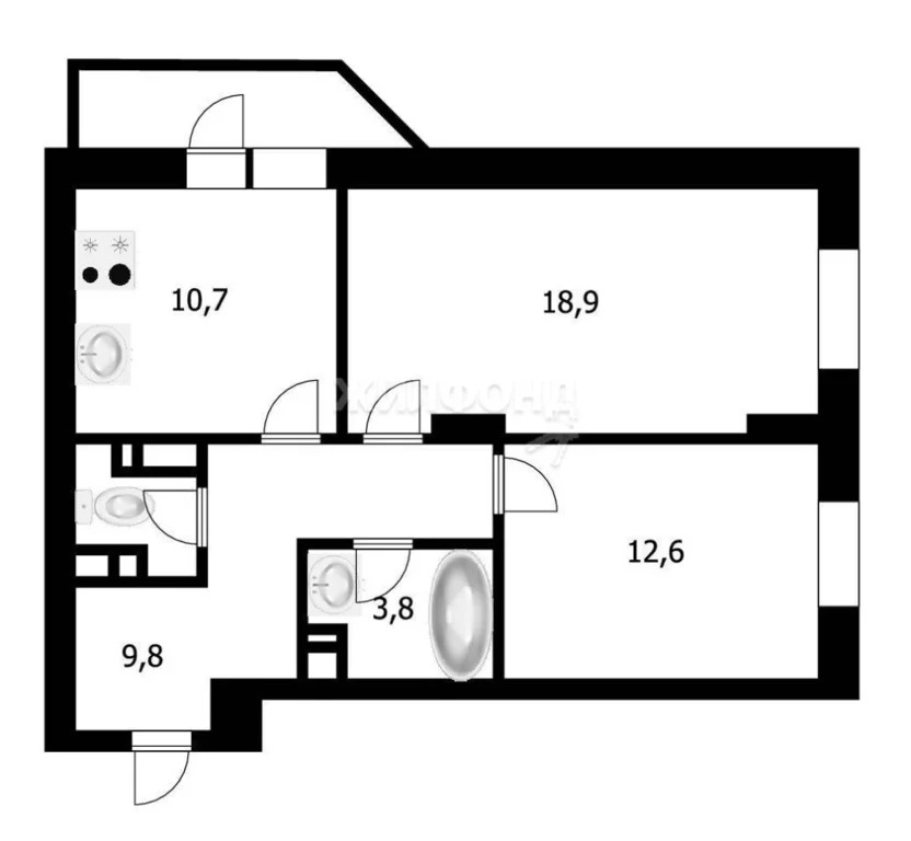 Продажа квартиры, Новосибирск, ул. Сибирская - Фото 18