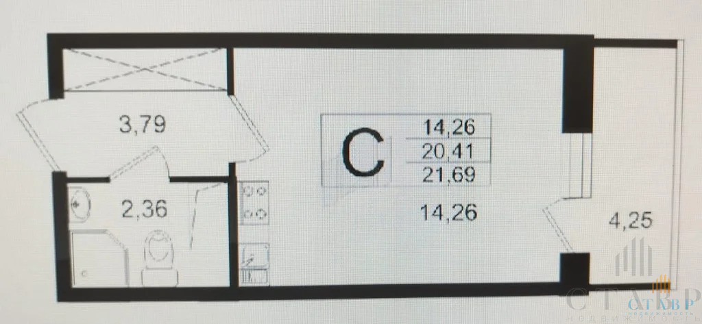 Продажа квартиры, Английская улица - Фото 14