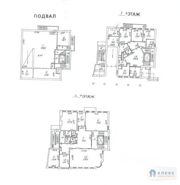 Аренда офиса 1225 м2 м. Бауманская в особняке в Басманный - Фото 9