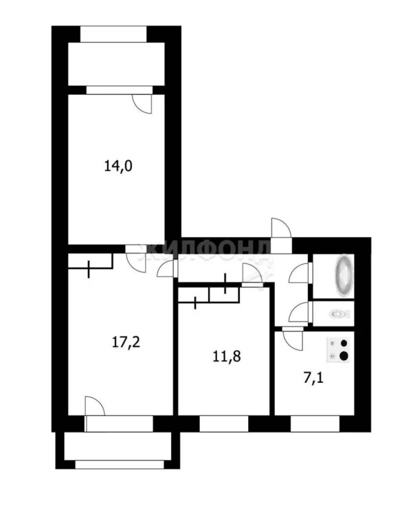 Продажа квартиры, Новосибирск, ул. Зорге - Фото 15