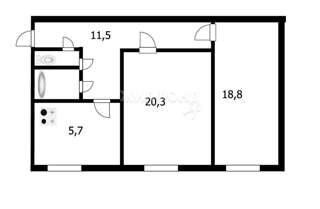 Продажа квартиры, Новосибирск, Сибиряков-Гвардейцев пл. - Фото 19