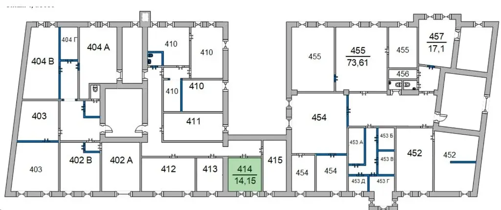 ОФИС 14,15 м2 в историческом БЦ "Новослободская 26" - Фото 7