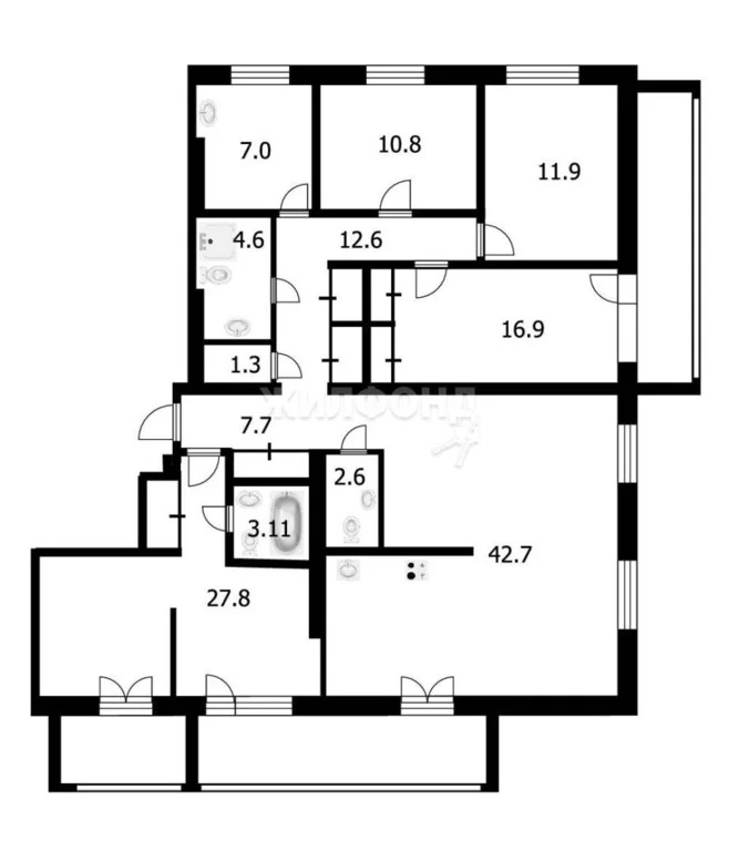 Продажа квартиры, Новосибирск, ул. Римского-Корсакова - Фото 28