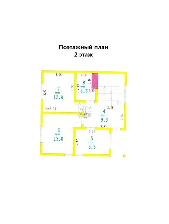 Продается прекрасный двухэтажный коттедж в дер Гремячки по ул Новая - Фото 6