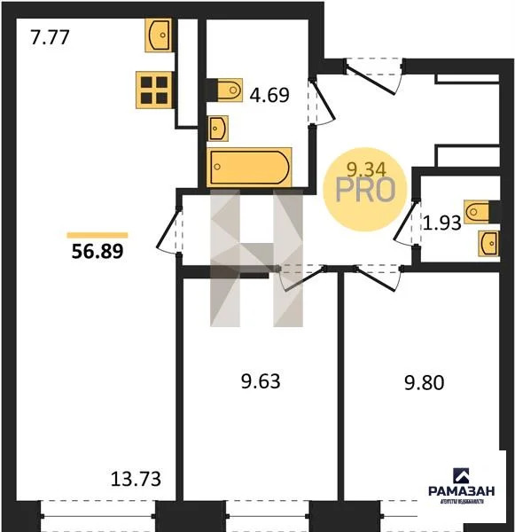 Продажа квартиры в новостройке, Казань, Ярышлар ул. - Фото 1