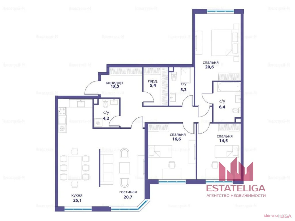 Продажа квартиры, улица Василия Ланового - Фото 3