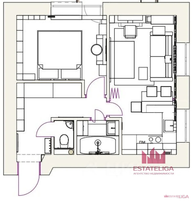 Продажа квартиры, м. Белорусская, Грузинский пер. - Фото 18