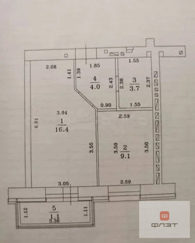 Продажа квартиры, Казань, ул. Азата Аббасова - Фото 8