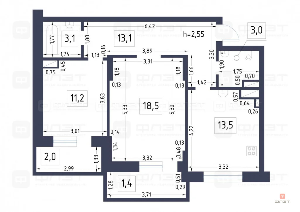 Продажа квартиры, Казань, ул. Зилантовская - Фото 31