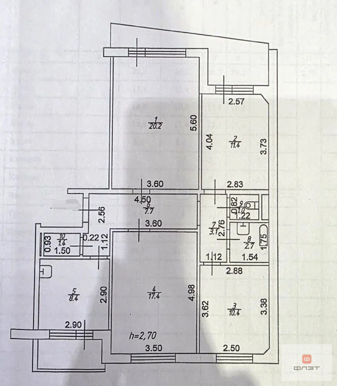 Продажа квартиры, Казань, ул. Юлиуса Фучика - Фото 12