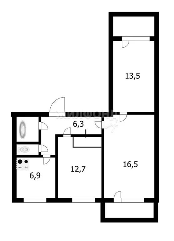 Продажа квартиры, Новосибирск, ул. Челюскинцев - Фото 0