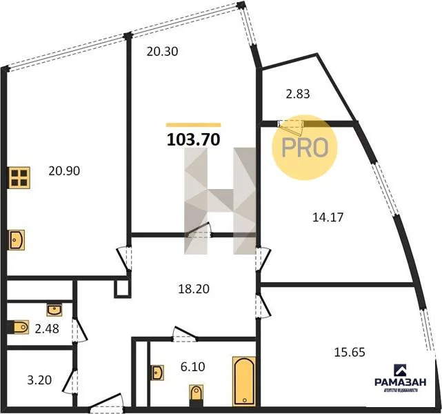 Продажа квартиры в новостройке, Казань, м. Горки, ул. Танковая - Фото 1
