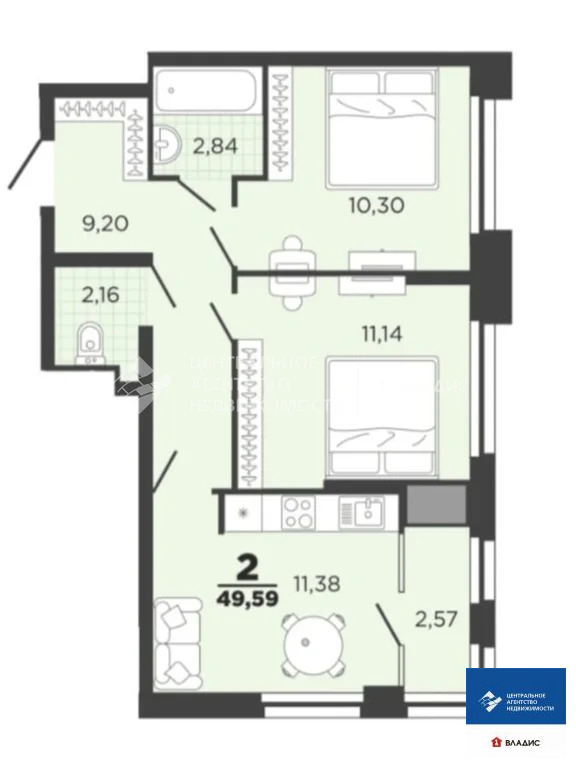 Продажа квартиры, Рязань, микрорайон Олимпийский городок - Фото 8