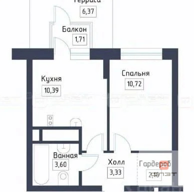 Продажа квартиры в новостройке, Осиново, Зеленодольский район, ул. ... - Фото 6