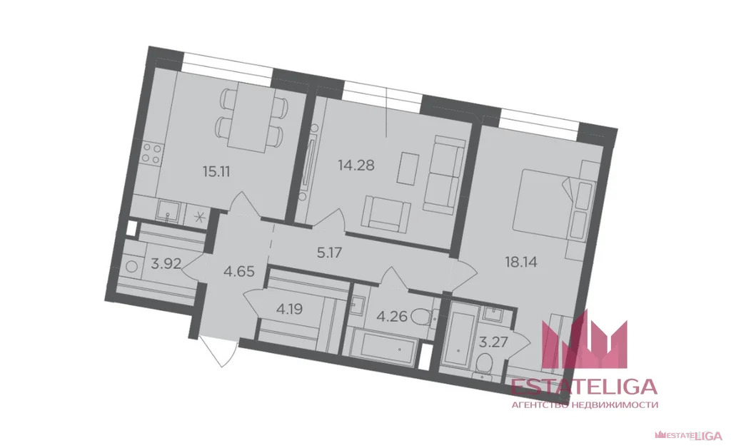 Продажа квартиры, улица Эдуарда Стрельцова - Фото 2