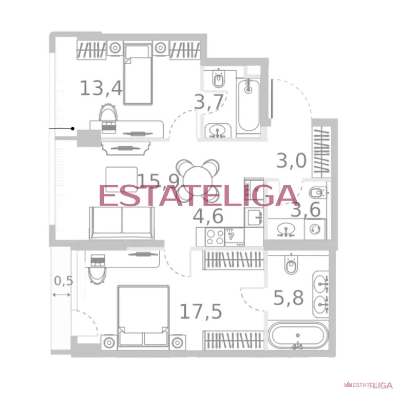 Продажа квартиры в новостройке, Кутузовский пр-кт. - Фото 0