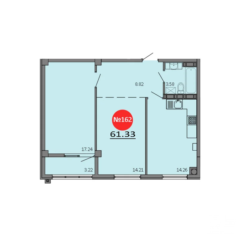 Продажа квартиры в новостройке, Белоглинка, Симферопольский район, ... - Фото 2