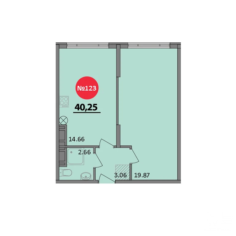 Продажа квартиры в новостройке, Черноморское, Черноморский район, ул. ... - Фото 2