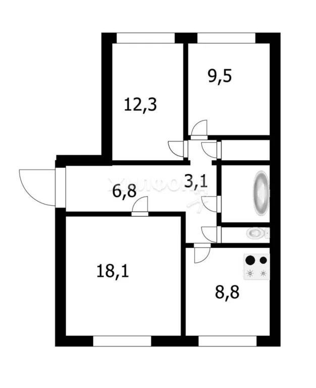 Продажа квартиры, Новосибирск, ул. Ключ-Камышенское плато - Фото 9