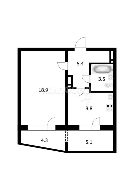 Продажа квартиры, Садовый, Новосибирский район, Каспийская - Фото 2