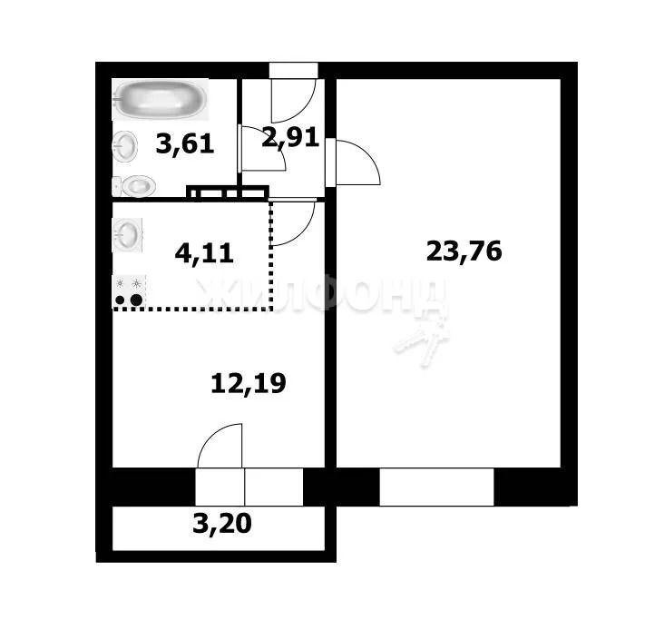 Продажа квартиры, Новосибирск, ул. Фадеева - Фото 0