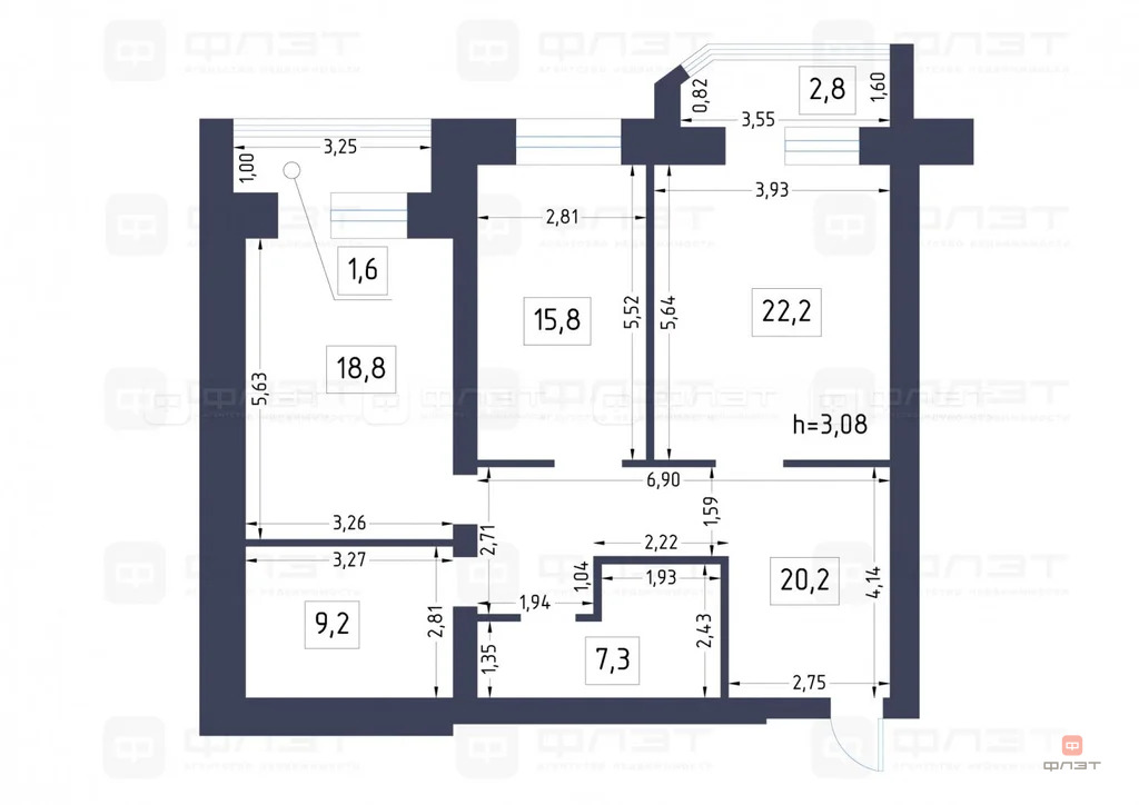 Продажа квартиры, Казань, ул. Мулланура Вахитова - Фото 28