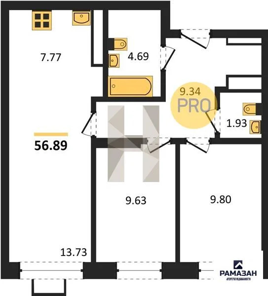 Продажа квартиры в новостройке, Казань, Ярышлар ул. - Фото 1