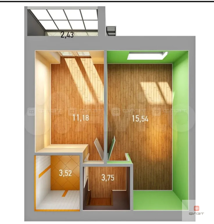 Продажа квартиры, Царево, Пестречинский район, ул. Петра Гаврилова - Фото 3