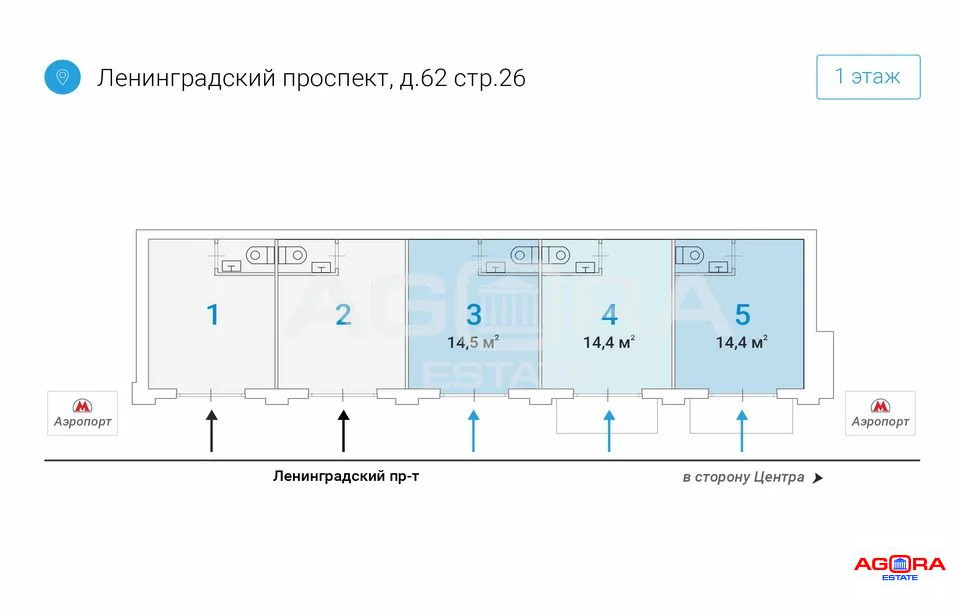 Продажа ПСН, м. Аэропорт, Ленинградский пр-кт. - Фото 4