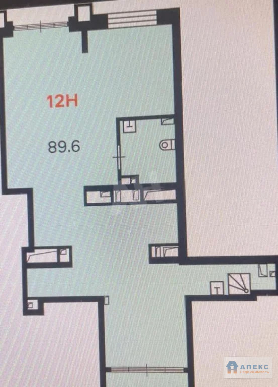 Продажа помещения (ПСН) пл. 90 м2 под  м. Кантемировская в жилом доме ... - Фото 7