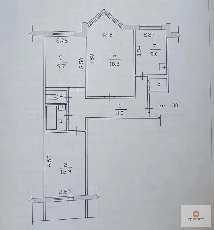 Продажа квартиры, Набережные Челны, Мира пр-кт. - Фото 13