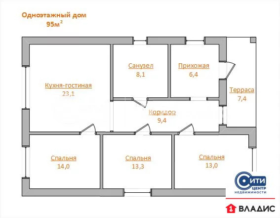 Продажа дома, Новая Усмань, Новоусманский район, ул. Пограничников - Фото 9