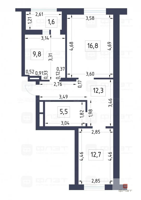 Продажа квартиры, Казань, ул. Баки Урманче - Фото 27