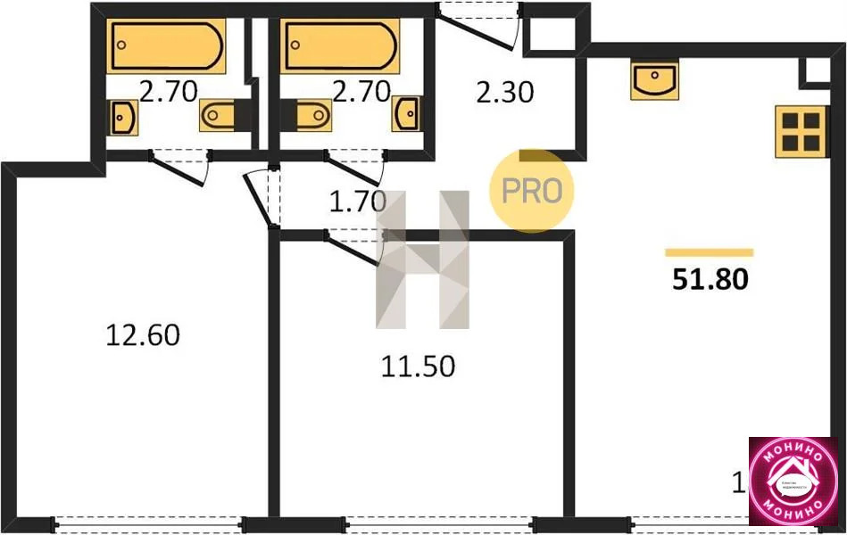 Продажа квартиры в новостройке, м. Борисово, ул. Борисовские Пруды - Фото 0