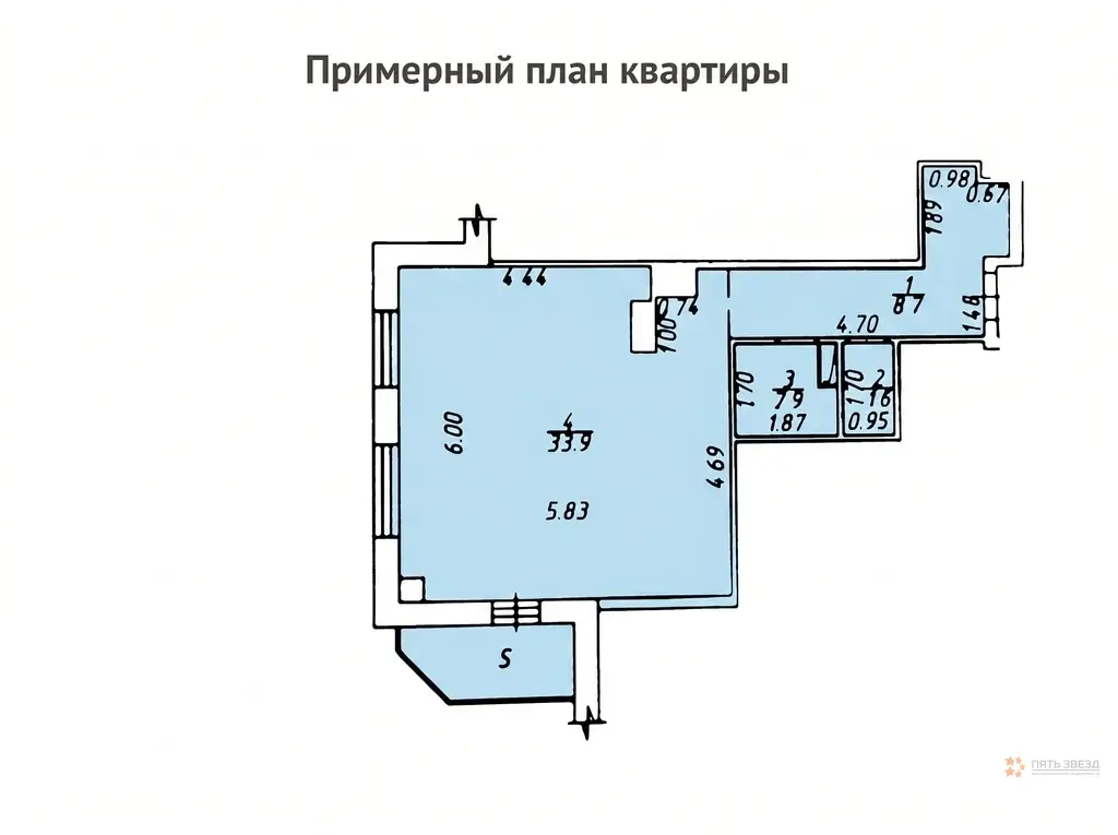 Сдается 1-комнатная квартира Чехов, ул. Лопасненская, д. 7 - Фото 19