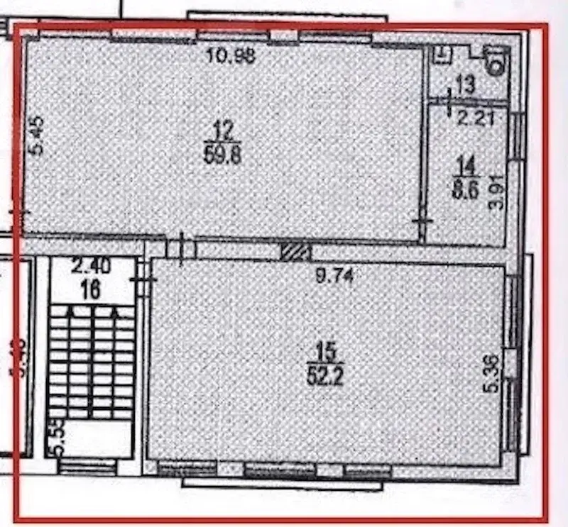 м.Полежаевская ,5 м.п ул. Куусинена д.5. на 2/2 сдается 123,5 - Фото 3