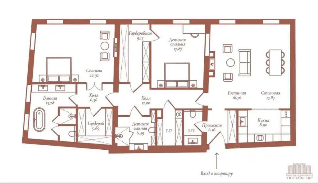 Продается 3-комн. квартира, 150 м2 - Фото 6