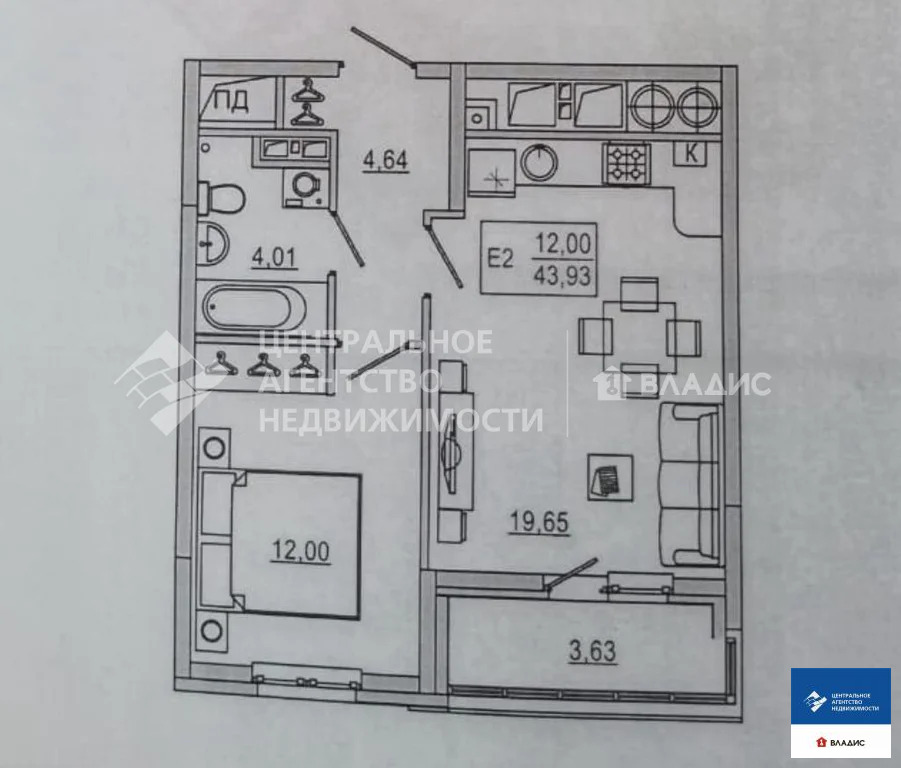 Продажа квартиры, Рязань, улица Ивана Земнухова - Фото 18