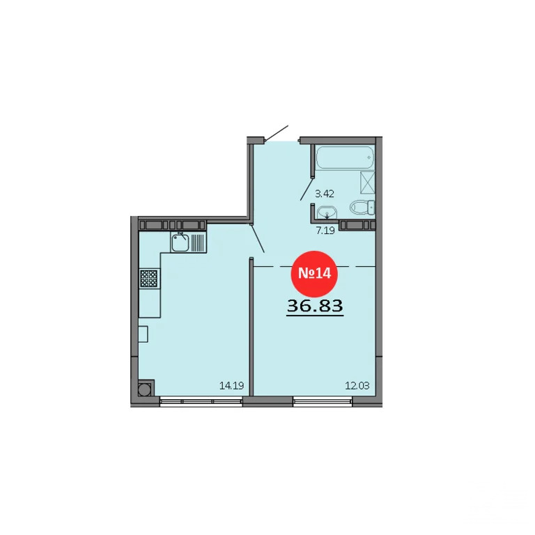 Продажа квартиры в новостройке, Белоглинка, Симферопольский район, ... - Фото 2