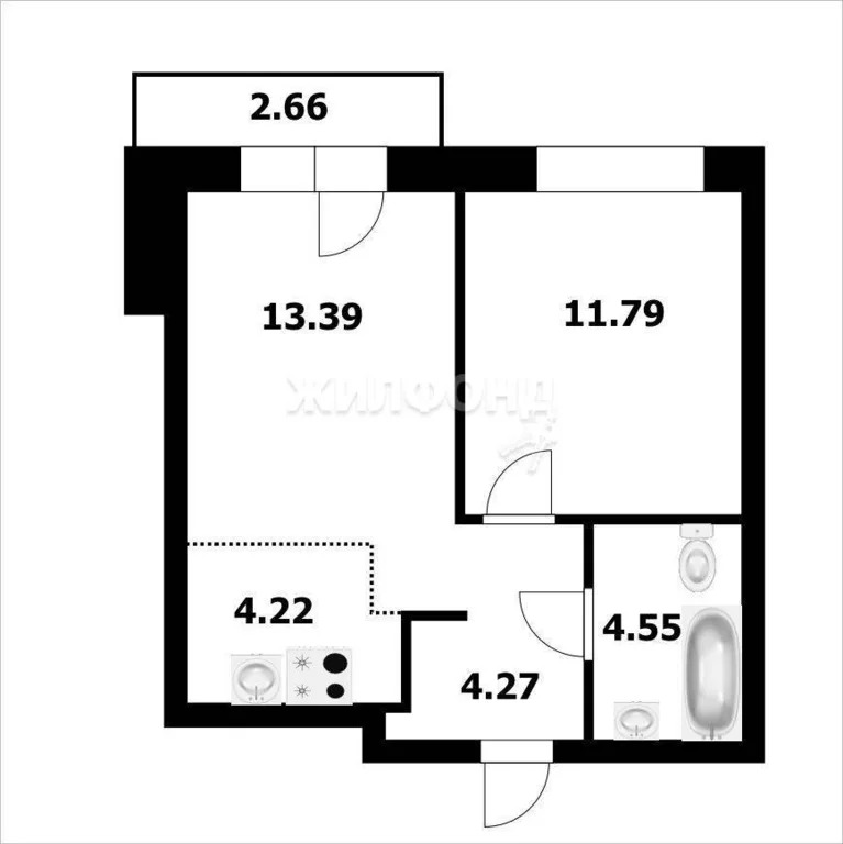 Продажа квартиры, Новосибирск, Василия Клевцова - Фото 4