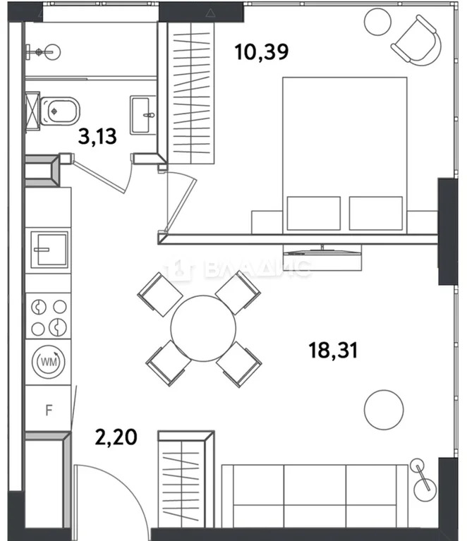 Москва, Окружной проезд, д.10Б, 1-комнатная квартира на продажу - Фото 3