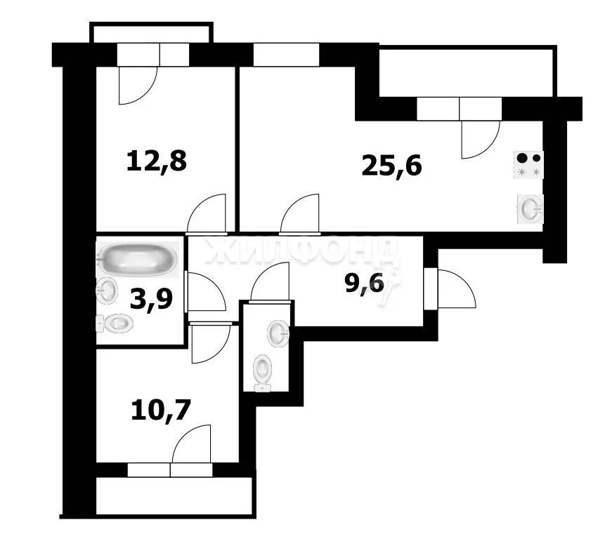 Продажа квартиры, Новосибирск, Василия Клевцова - Фото 19