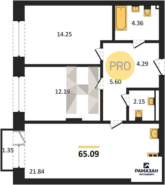 Продажа квартиры в новостройке, Казань, м. Козья слобода, ул. ... - Фото 1