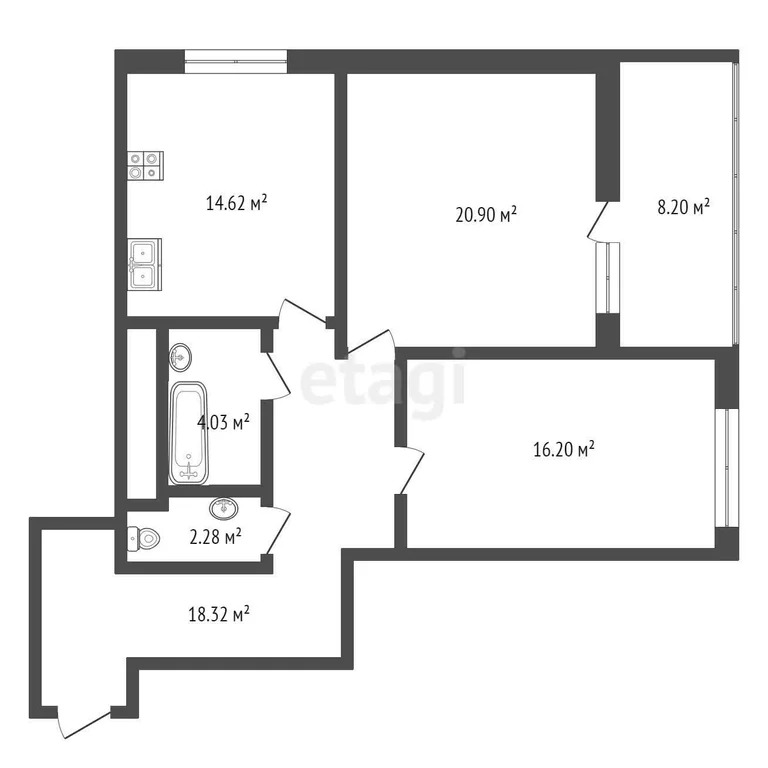 Продажа квартиры, Котельники, 2-й Покровский проезд, 6 - Фото 2
