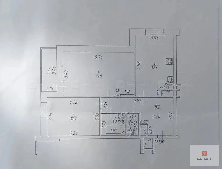 Продажа квартиры, Казань, ул. Наиля Юсупова - Фото 15