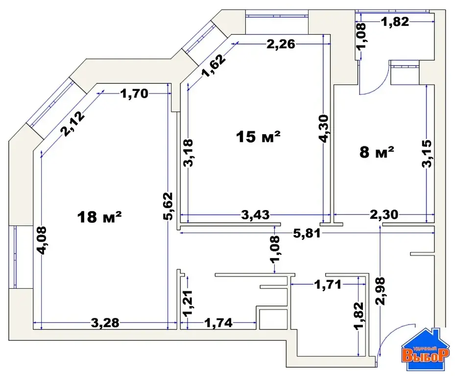 Продам2-к квартиру ул. Березовая Роща - Фото 3